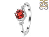 Garnet & White Topaz Ring GAR-RDR-373.