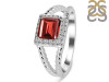 Garnet & White Topaz Ring GAR-RDR-388.