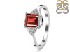 Garnet & White Topaz Ring GAR-RDR-399.