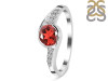 Garnet & White Topaz Ring GAR-RDR-403.