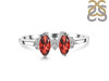 Garnet & White Topaz Ring GAR-RDR-418.