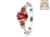 Garnet & White Topaz Ring GAR-RDR-434.