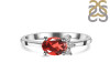 Garnet & White Topaz Ring GAR-RDR-435.