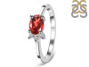 Garnet & White Topaz Ring GAR-RDR-435.