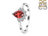 Garnet & White Topaz Ring GAR-RDR-436.