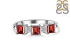 Garnet & White Topaz Ring GAR-RDR-443.