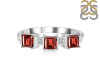 Garnet & White Topaz Ring GAR-RDR-443.