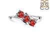 Garnet & White Topaz Ring GAR-RDR-447.
