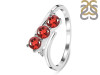 Garnet & White Topaz Ring GAR-RDR-447.