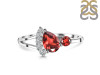 Garnet & White Topaz Ring GAR-RDR-453.