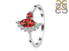 Garnet & White Topaz Ring GAR-RDR-454.