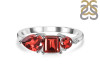 Garnet & White Topaz Ring GAR-RDR-455.