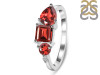 Garnet & White Topaz Ring GAR-RDR-455.