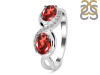 Garnet & White Topaz Ring GAR-RDR-456.