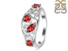 Garnet & White Topaz Ring GAR-RDR-459.