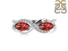 Garnet & White Topaz Ring GAR-RDR-461.