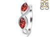 Garnet & White Topaz Ring GAR-RDR-461.