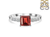Garnet & White Topaz Ring GAR-RDR-472.