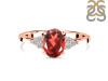 Garnet & White Topaz Ring GAR-RR-364.