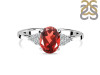 Garnet & White Topaz Ring GAR-RR-364.