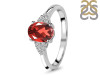 Garnet & White Topaz Ring GAR-RR-364.