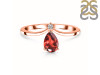 Garnet & White Topaz Ring GAR-RR-374.