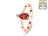 Garnet & White Topaz Ring GAR-RR-374.