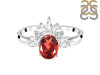 Garnet & White Topaz Ring GAR-RR-405.