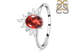 Garnet & White Topaz Ring GAR-RR-405.
