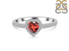 Garnet & White Topaz Ring GAR-RR-423.