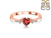 Garnet & White Topaz Ring GAR-RR-424.