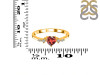 Garnet & White Topaz Ring GAR-RR-424.