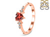 Garnet & White Topaz Ring GAR-RR-424.