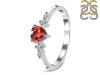 Garnet & White Topaz Ring GAR-RR-424.