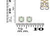 Green Amethyst Stud Earring GRA-RDE-1321.