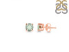 Green Amethyst Stud Earring GRA-RDE-1321.
