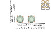 Green Amethyst Stud Earring GRA-RDE-1353.
