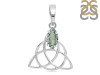 Green Amethyst Triquetra Pendant GRA-RDN-161.