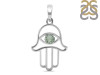 Green Amethyst Hamsa Hand Pendant GRA-RDN-172.