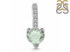 Green Amethyst & White Topaz Pendant GRA-RDP-540.