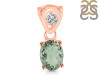 Green Amethyst Pendant GRA-RDP-551-V-LOOP.