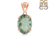 Green Amethyst Pendant GRA-RDP-744-V-LOOP.