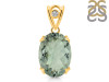 Green Amethyst Pendant GRA-RDP-744-V-LOOP.