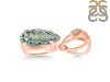 Green Amethyst Pendant GRA-RDP-752-V-LOOP.