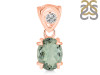 Green Amethyst Pendant GRA-RDP-762-V-LOOP.