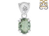 Green Amethyst Pendant GRA-RDP-762-V-LOOP.