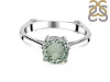 Green Amethyst & White Topaz Ring GRA-RDR-1786.