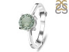 Green Amethyst & White Topaz Ring GRA-RDR-1786.