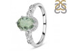 Green Amethyst & White Topaz Ring GRA-RDR-2182.