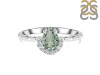 Green Amethyst & White Topaz Ring GRA-RDR-2192.